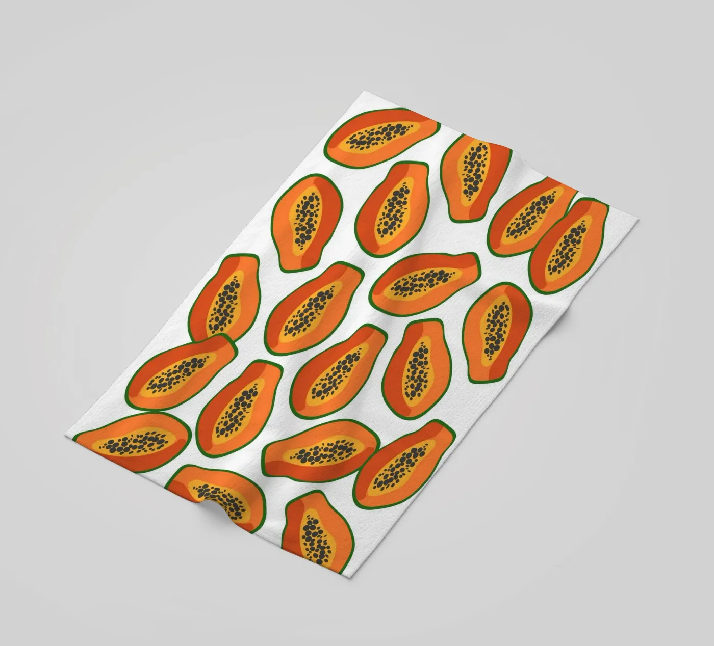 Papaya pattern telo mare da Happypatterns