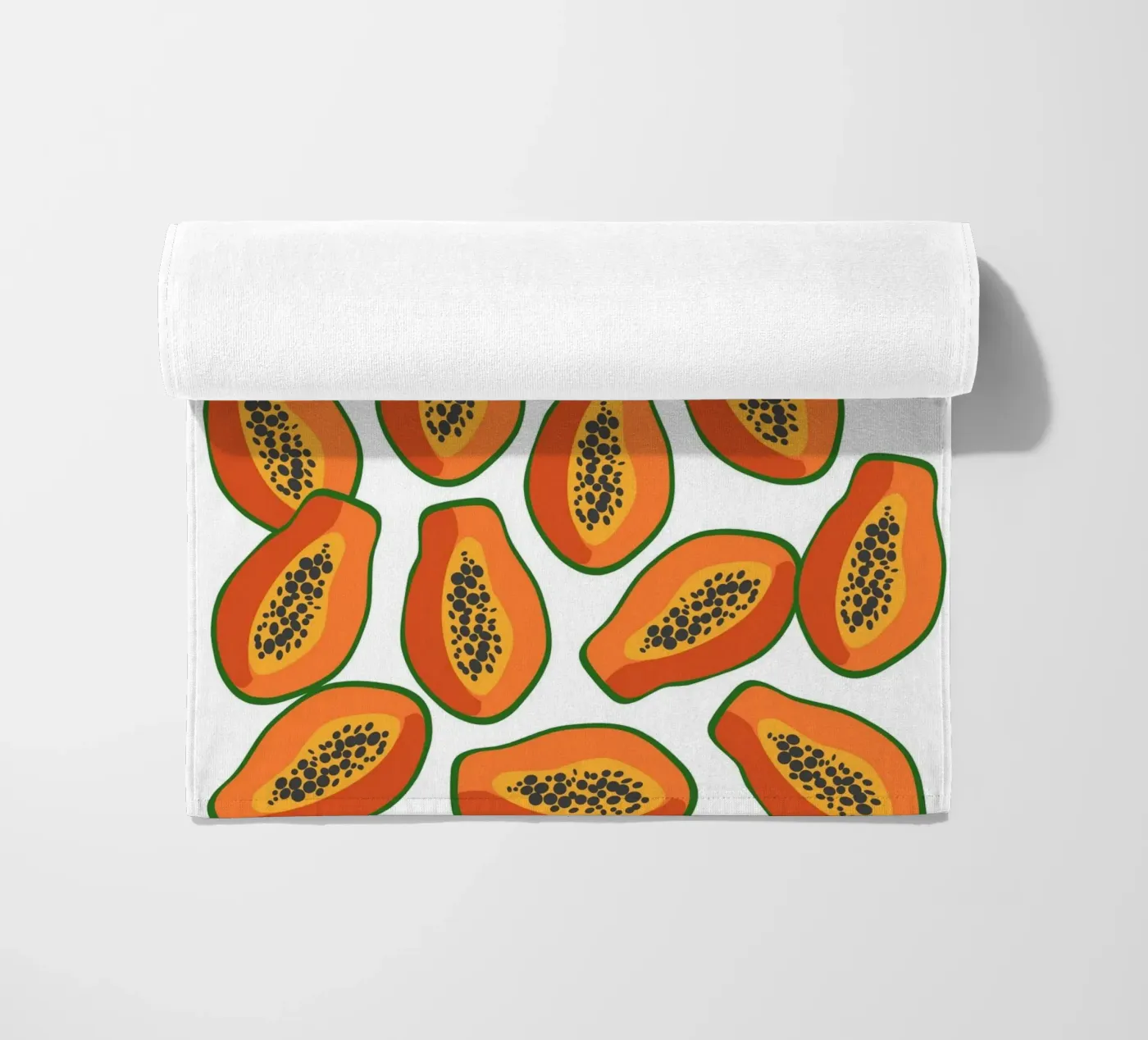 Papaya pattern telo mare da Happypatterns