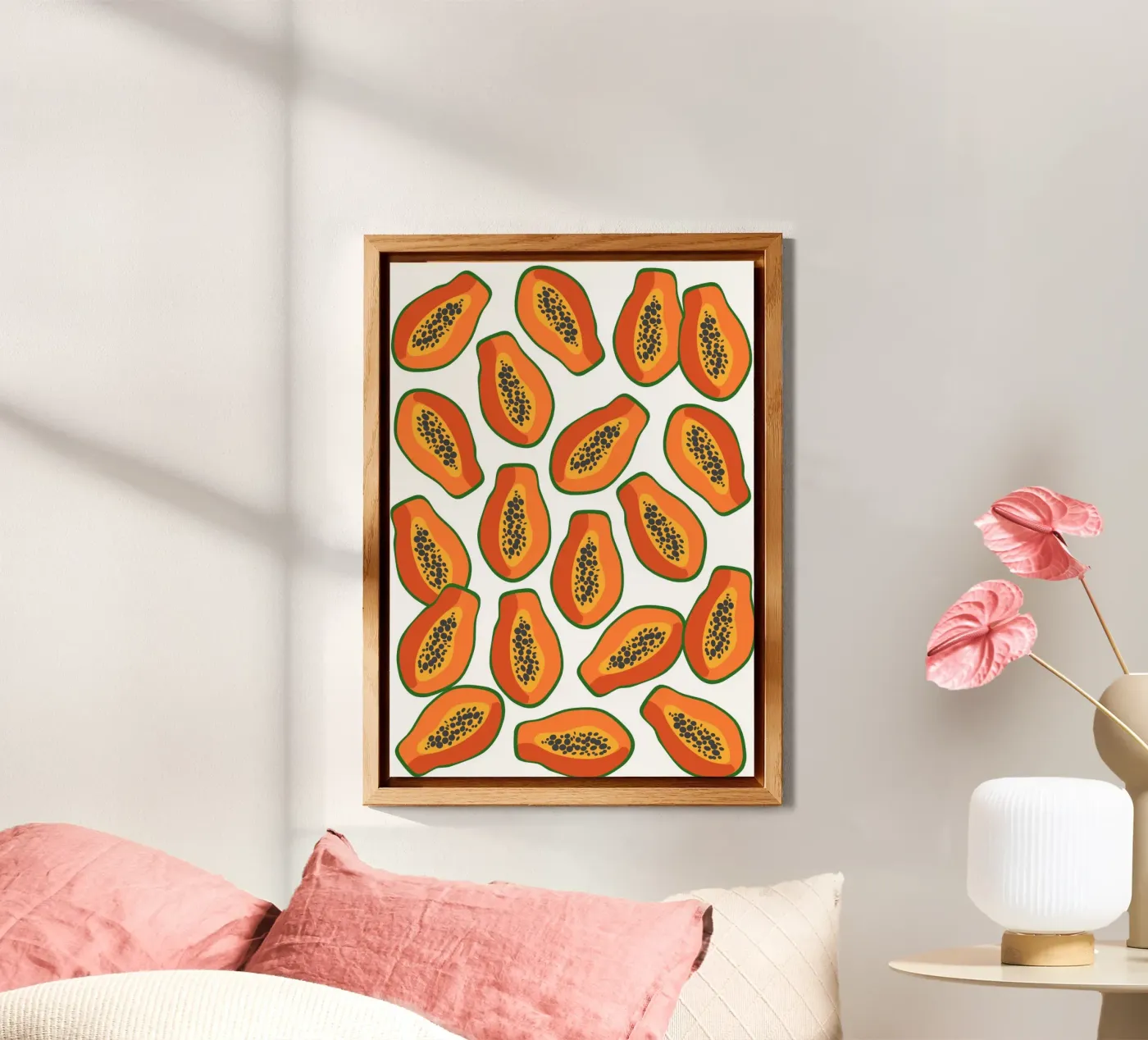 Papaya pattern forex plate by Happypatterns