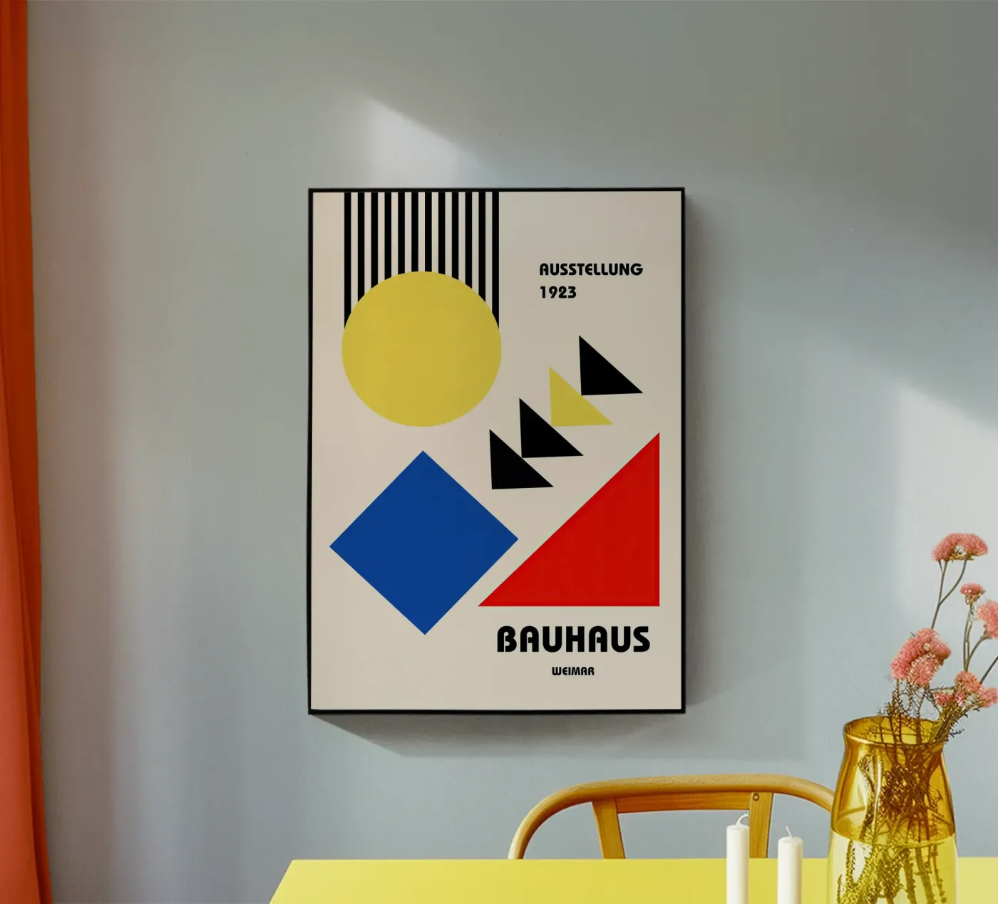 Bauhaus acrylic glass by Nikis Art Studio