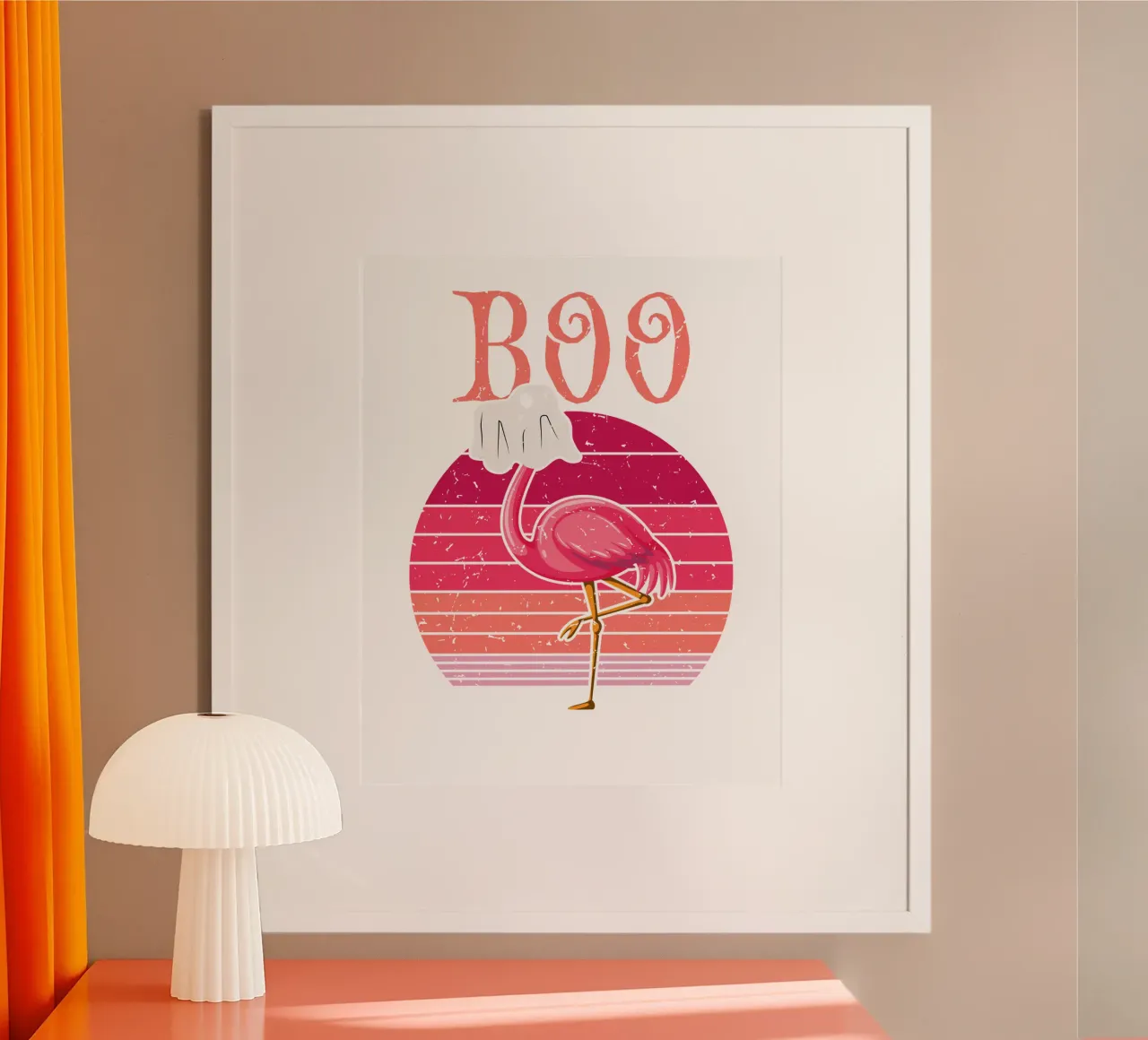 Boo poster con telaio in plastica da edsonramosart