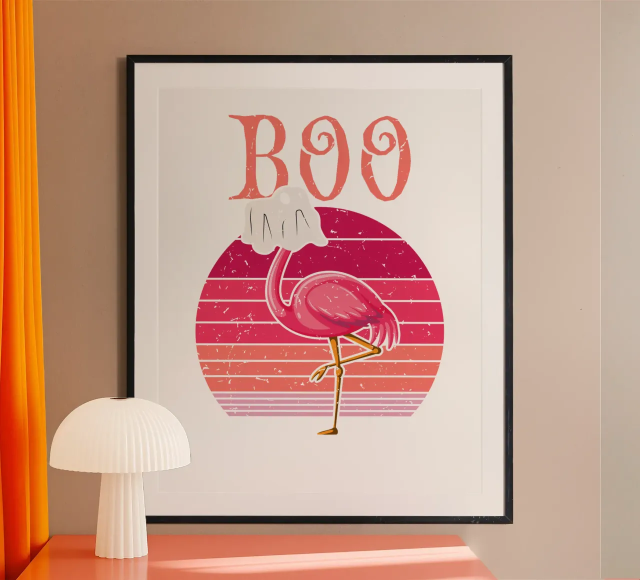 Boo poster con telaio in plastica da edsonramosart