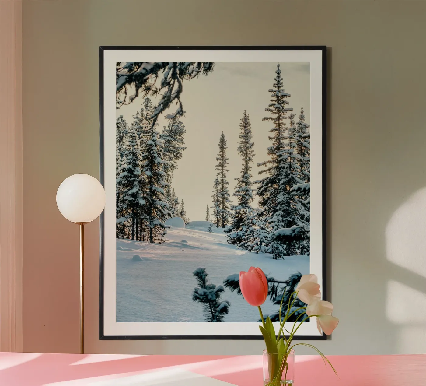 snow forest poster da Fost