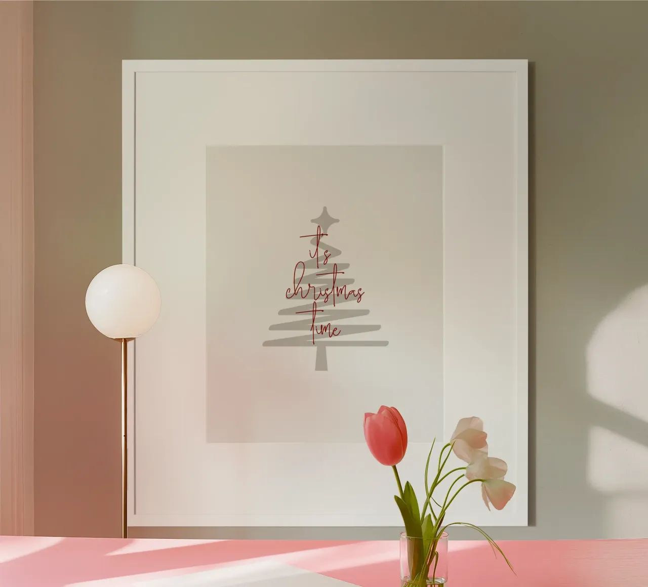 C'est l'heure de Noël poster de ArtDesign by KBK
