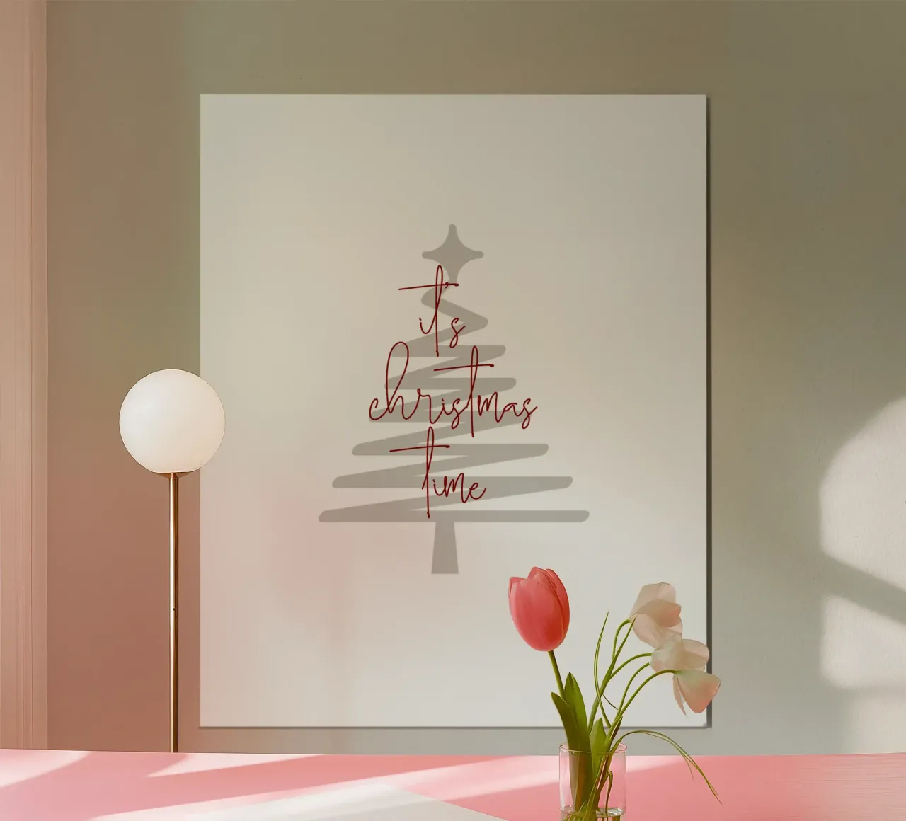 C'est l'heure de Noël poster de ArtDesign by KBK
