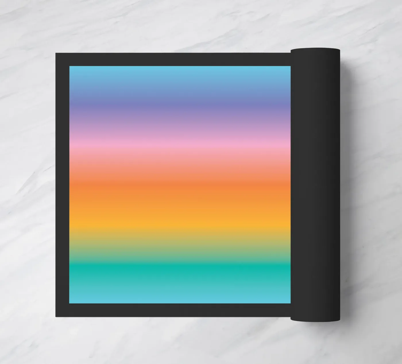 Soft Rainbow doormat by gabygerstl