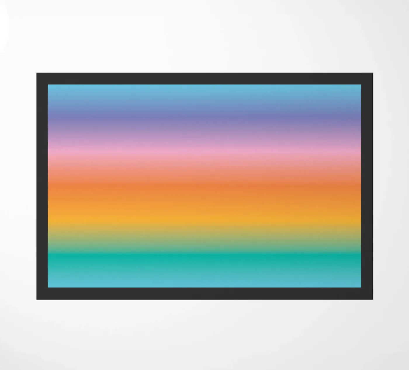 Soft Rainbow doormat by gabygerstl