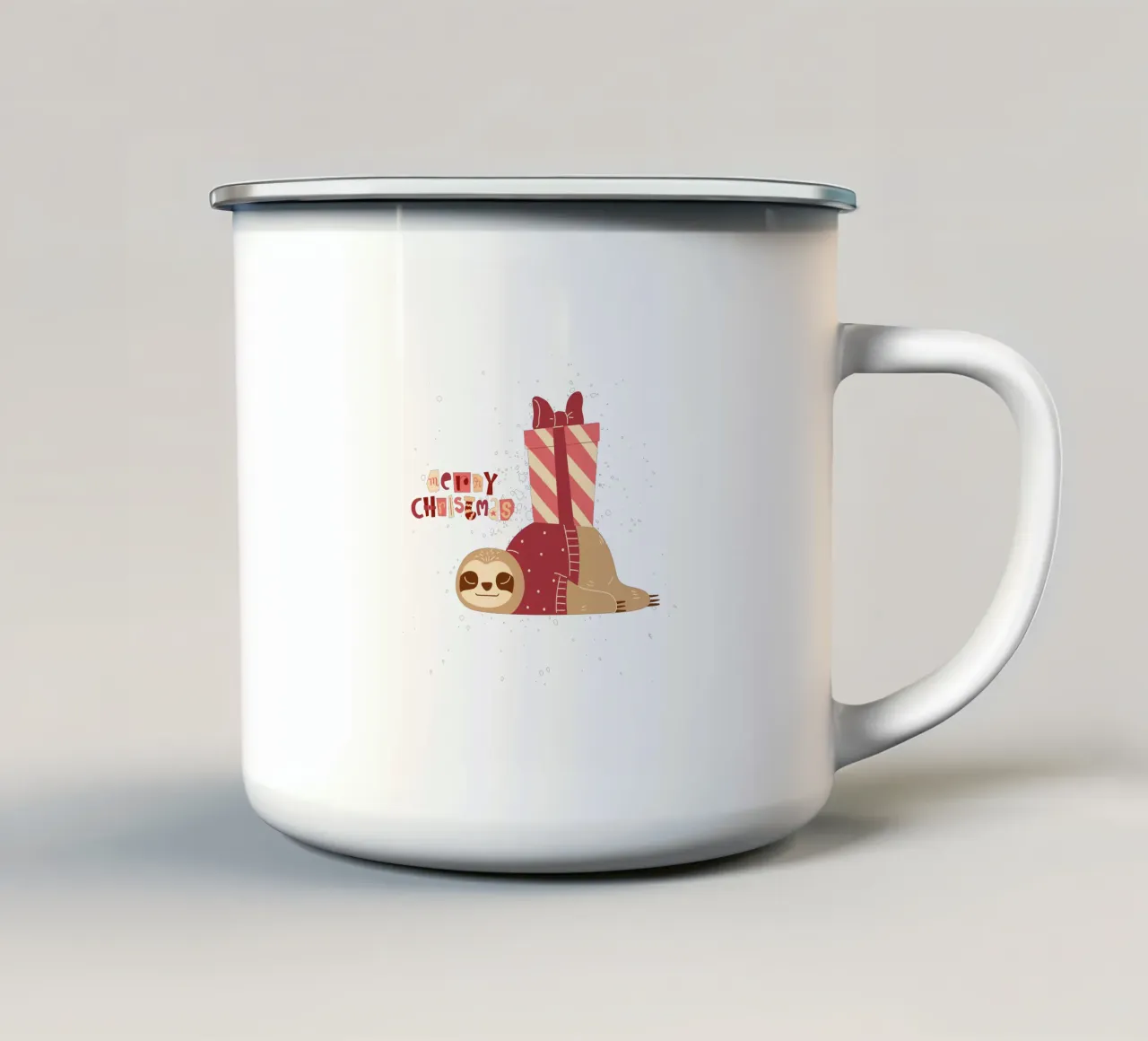 Buon Natale tazza in smalto da ArtDesign by KBK