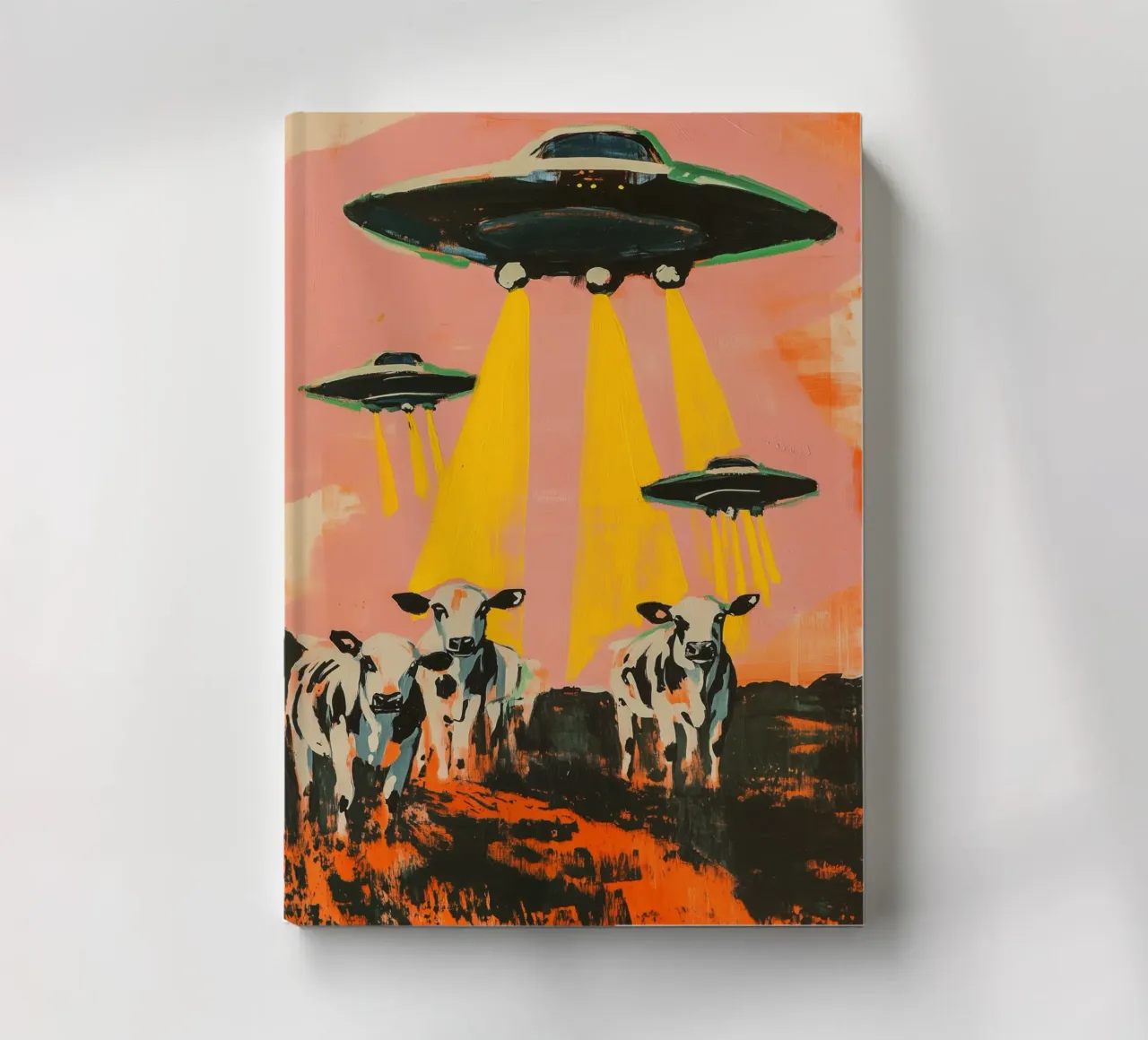 UFO`s And Cows notebook by treechild