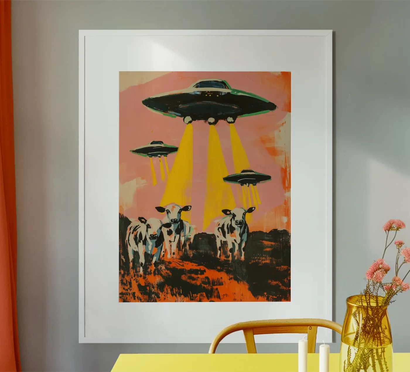 UFO`s And Cows poster da treechild