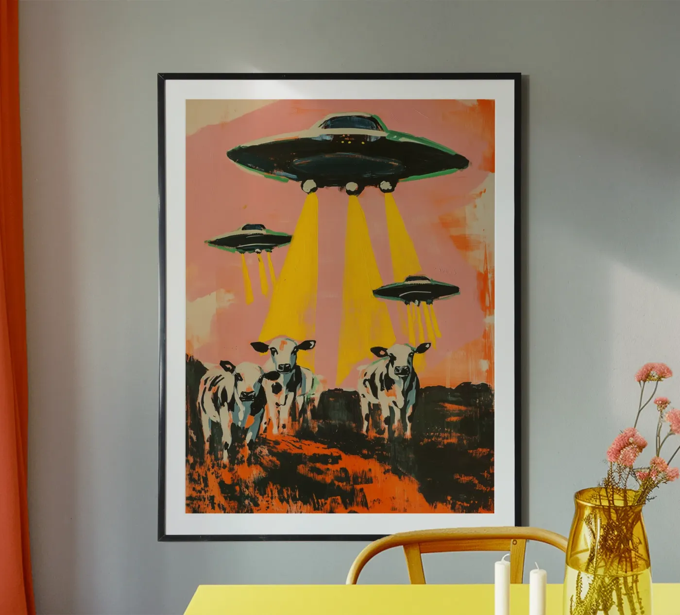 UFO`s And Cows poster da treechild