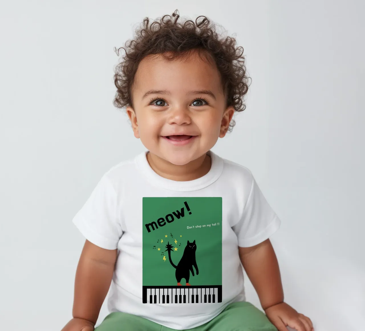 meow! - Dancing Cat maglietta neonato da natural neutral