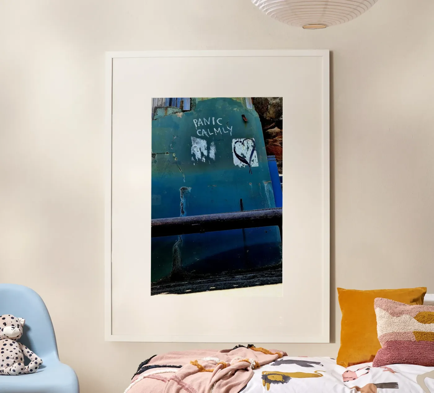Panic Calmly poster by ICECREAM.