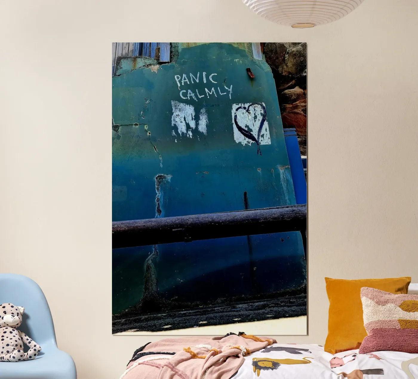 Panic Calmly poster by ICECREAM.