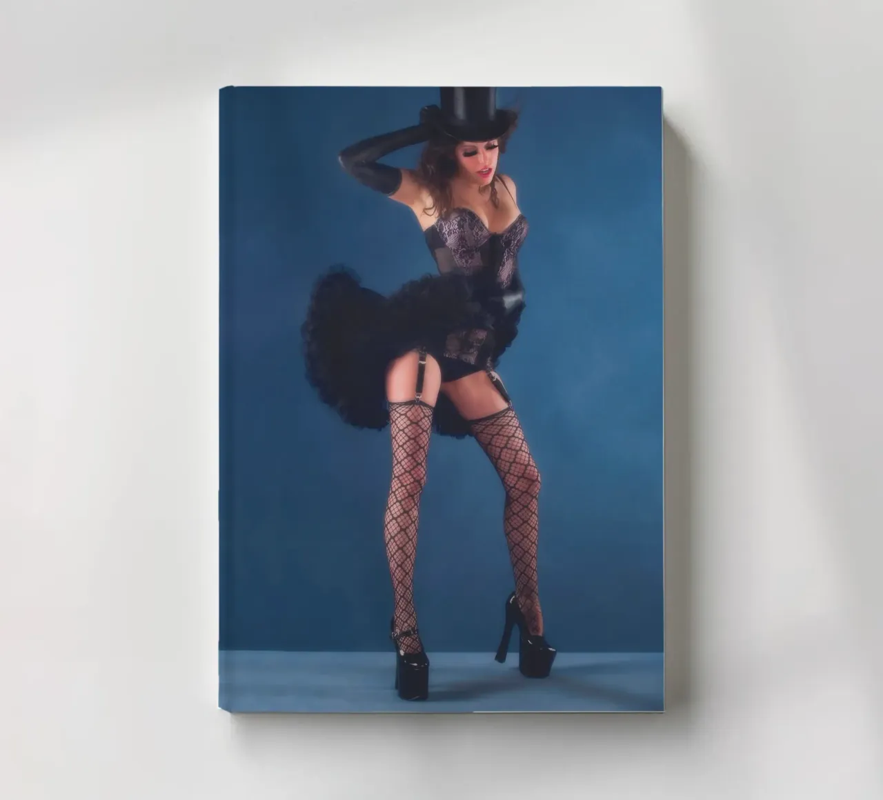 Long Legs in Lingerie notebook by Dave Hare Photography