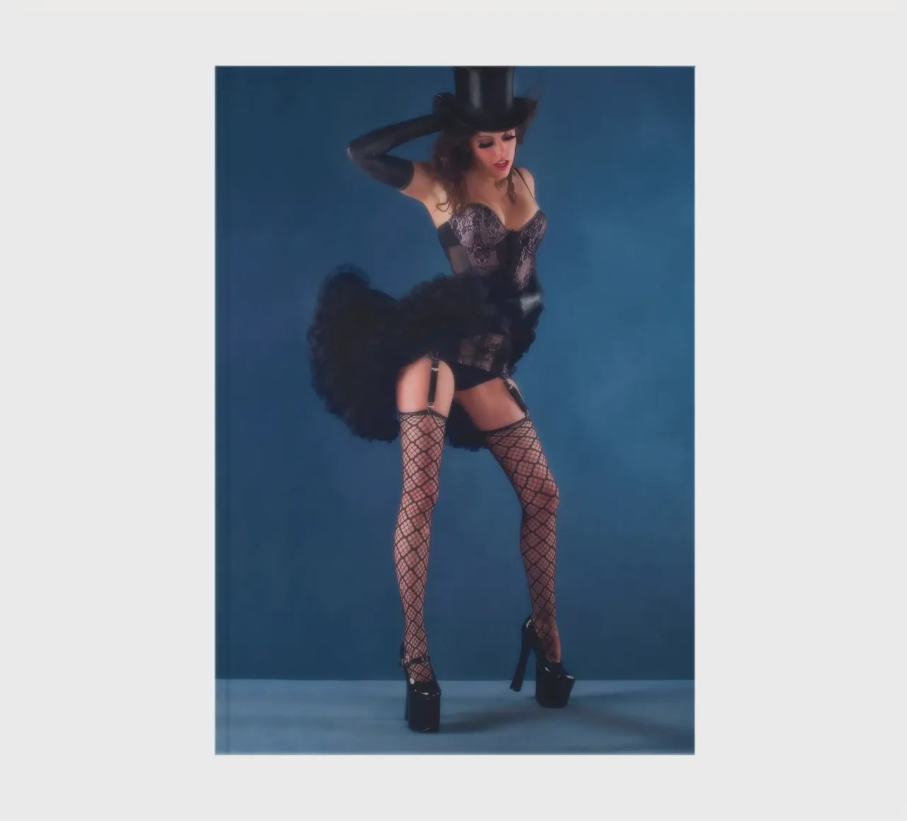 Long Legs in Lingerie notebook by Dave Hare Photography