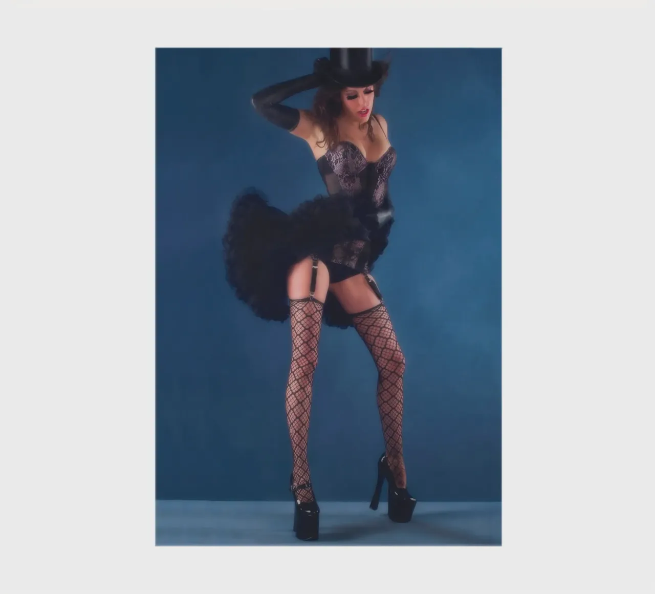 Long Legs in Lingerie notebook by Dave Hare Photography