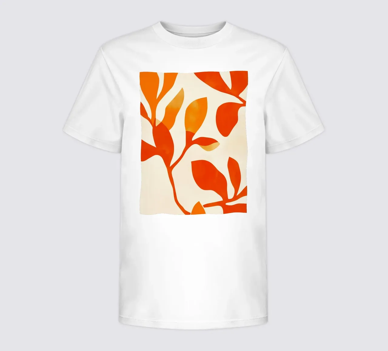 Orange Leafs t-shirt bambini da treechild