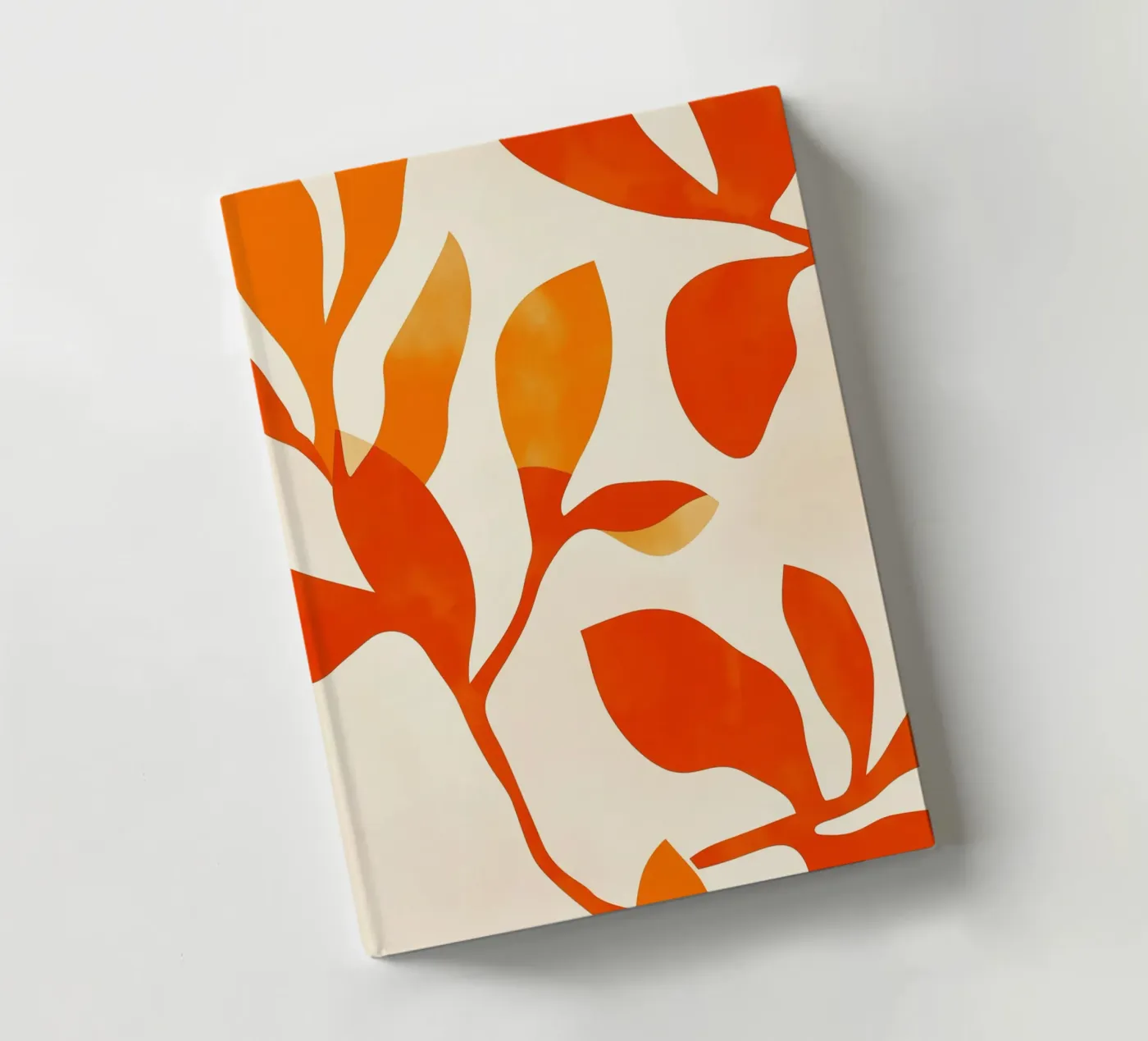 Orange Leafs notebook by treechild