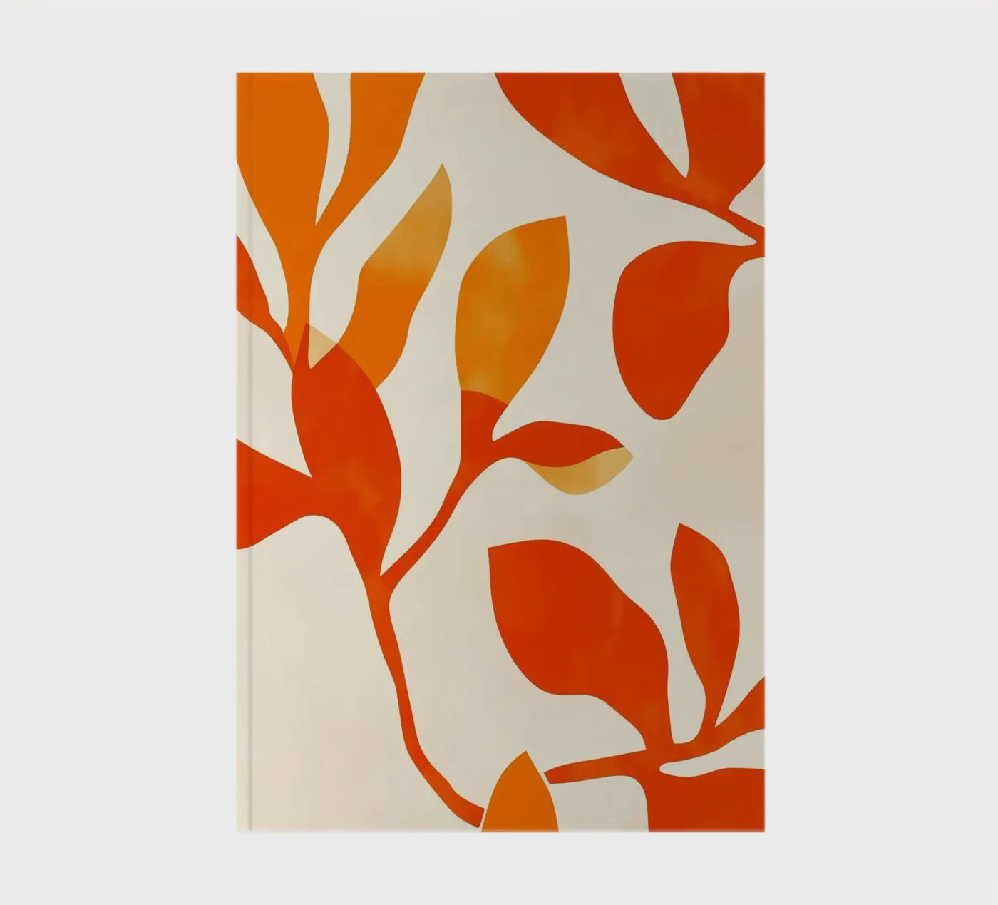 Orange Leafs notebook by treechild