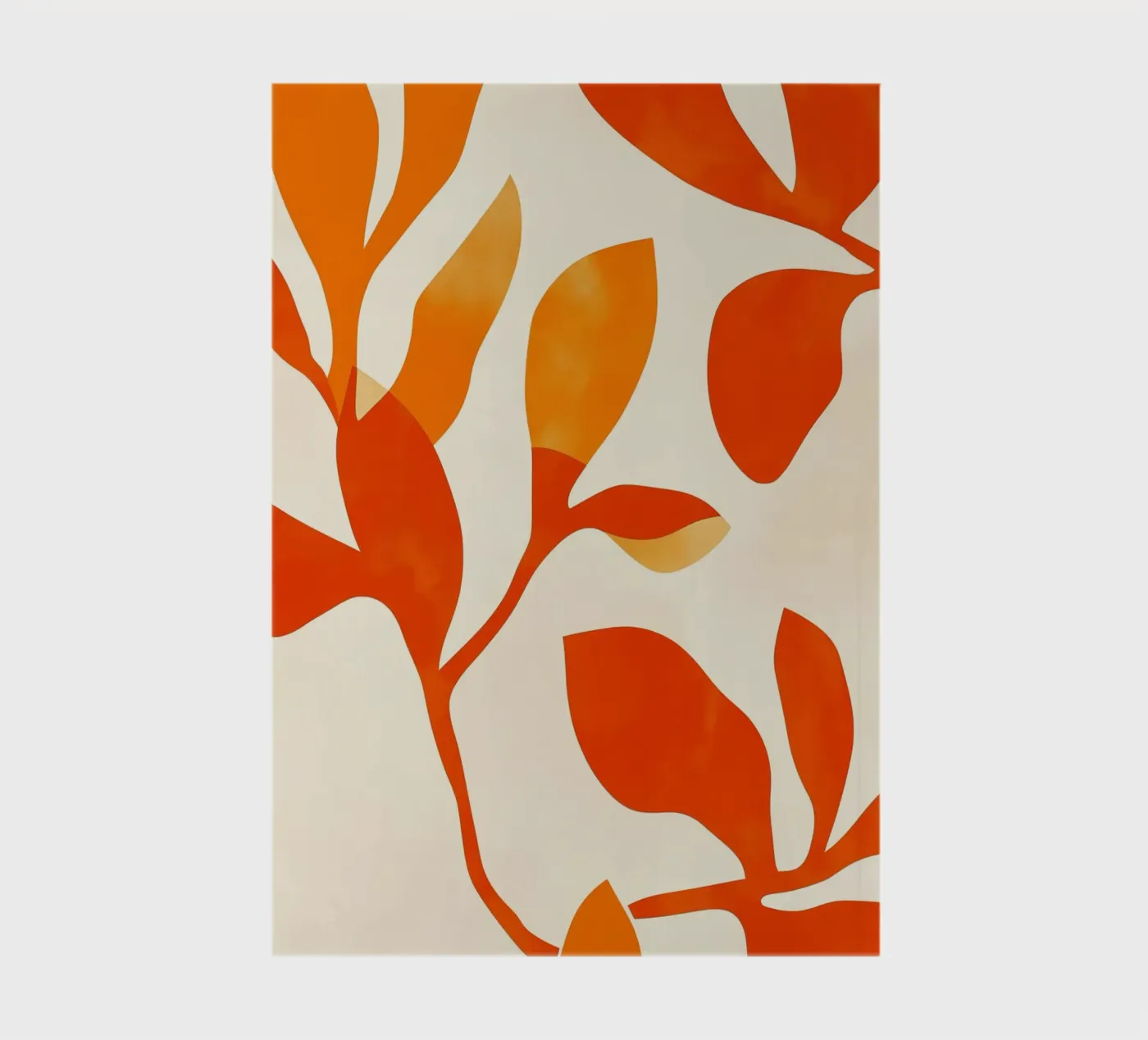 Orange Leafs notebook by treechild
