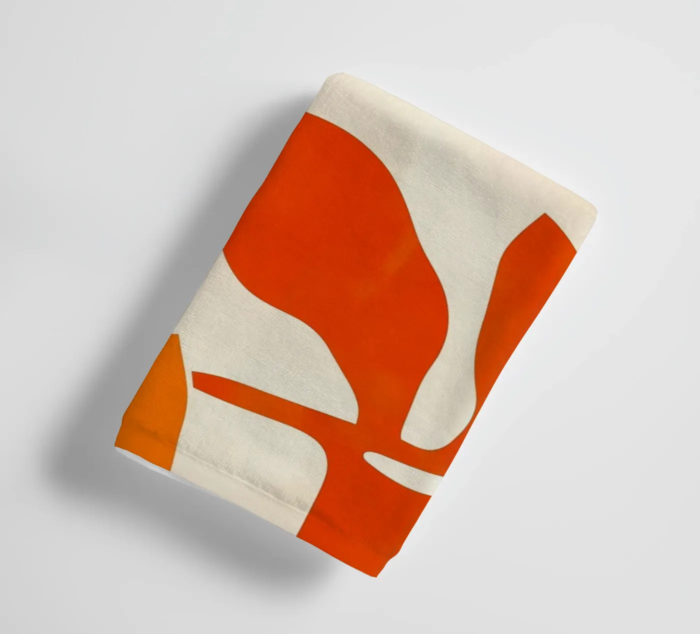 Orange Leafs Handtuch von treechild