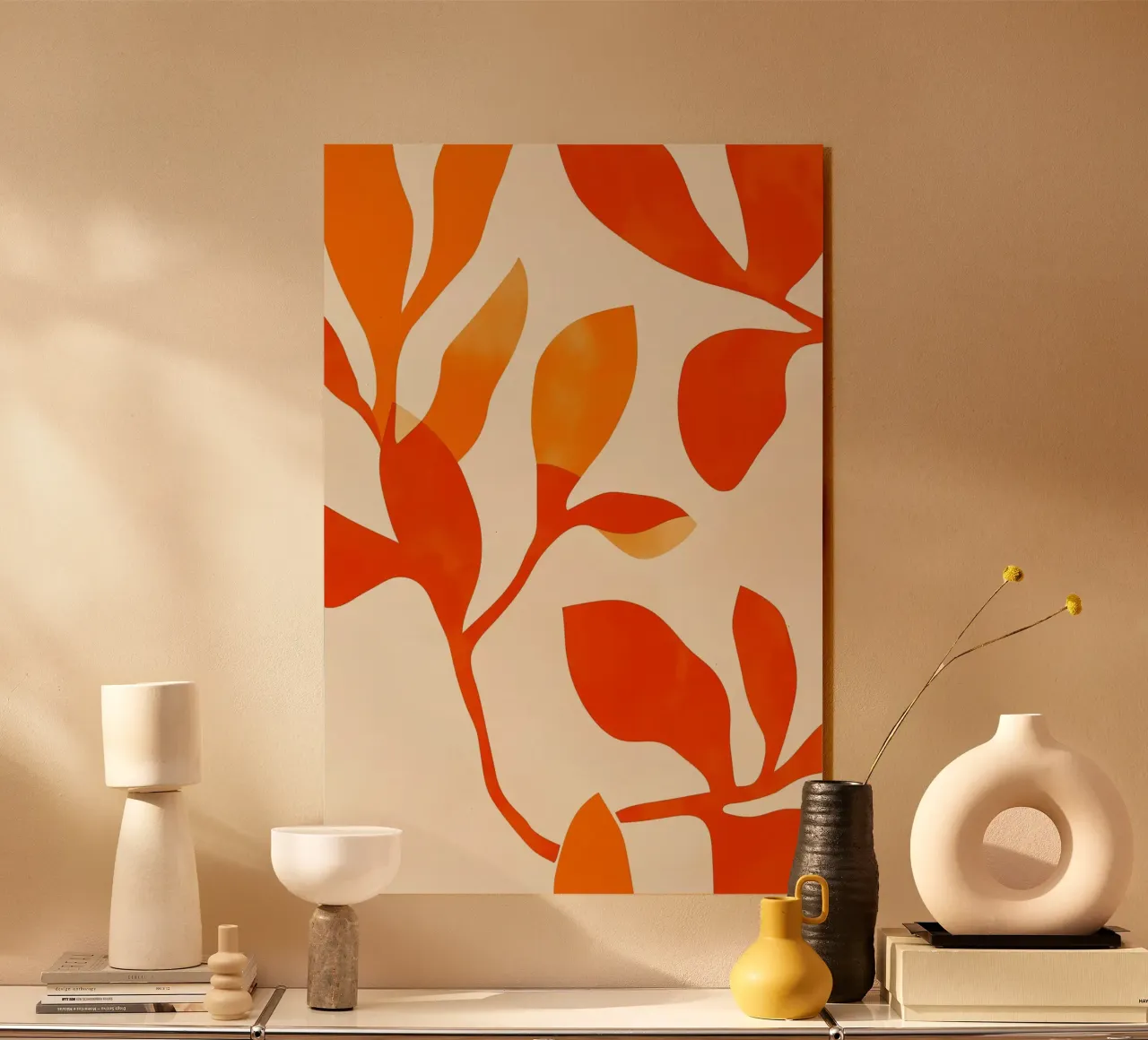 Orange Leafs plexiglass da treechild