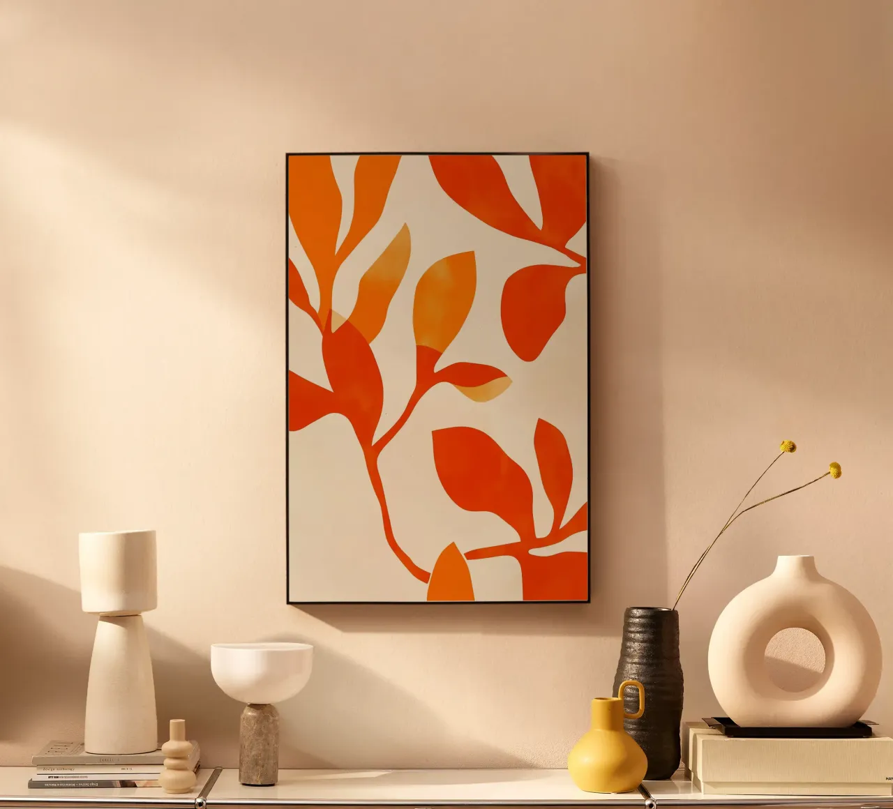 Orange Leafs pannello forex da treechild