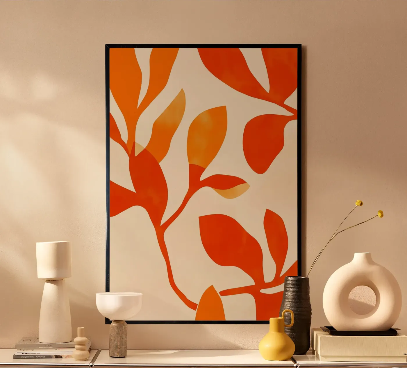 Orange Leafs poster van treechild