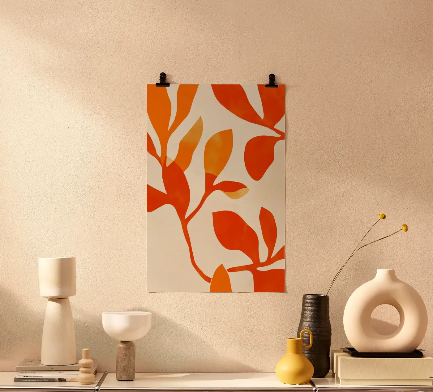 Orange Leafs poster van treechild