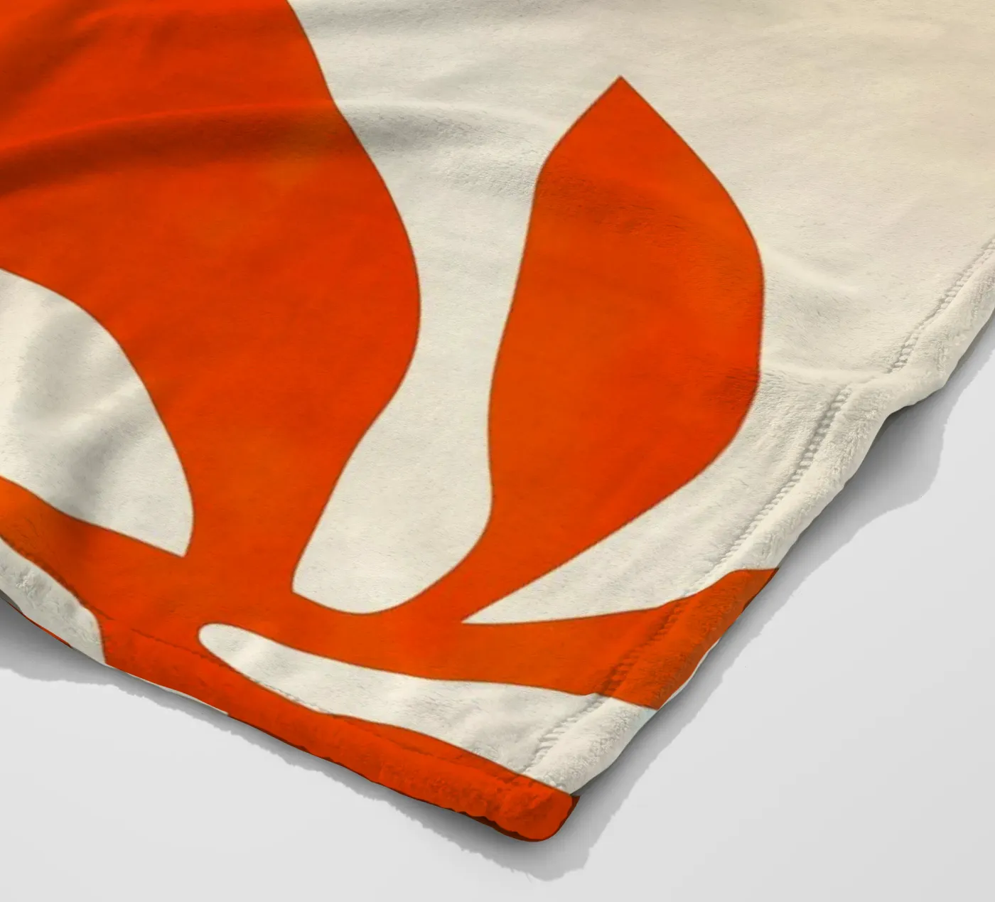 Orange Leafs coperta in pile da treechild