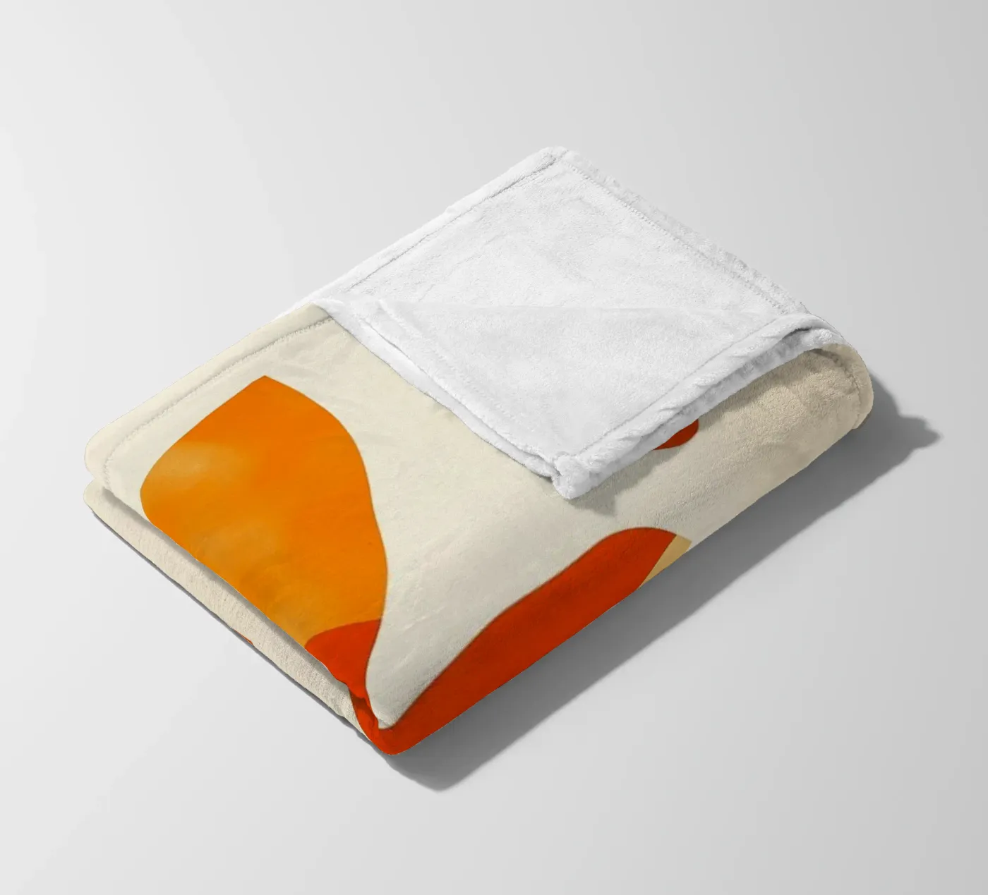 Orange Leafs coperta in pile da treechild