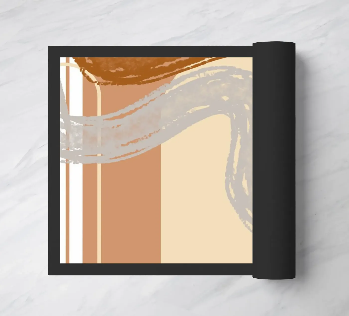 Wavy Lines doormat by LisaArtes