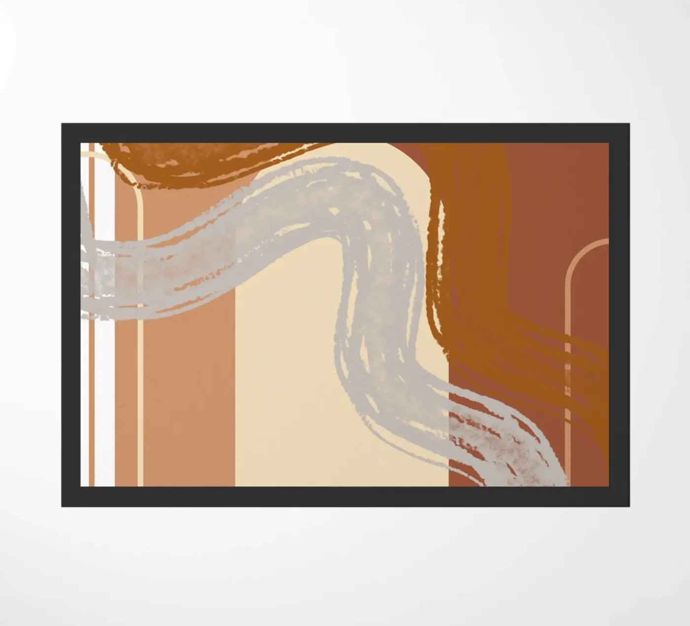 Wavy Lines doormat by LisaArtes