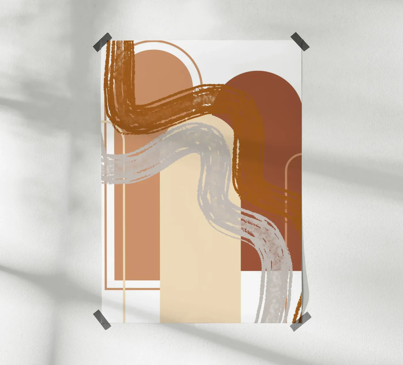 Wavy Lines poster van LisaArtes