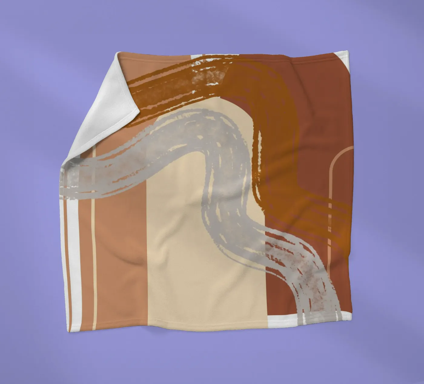 Wavy Lines Fleecedecke von LisaArtes