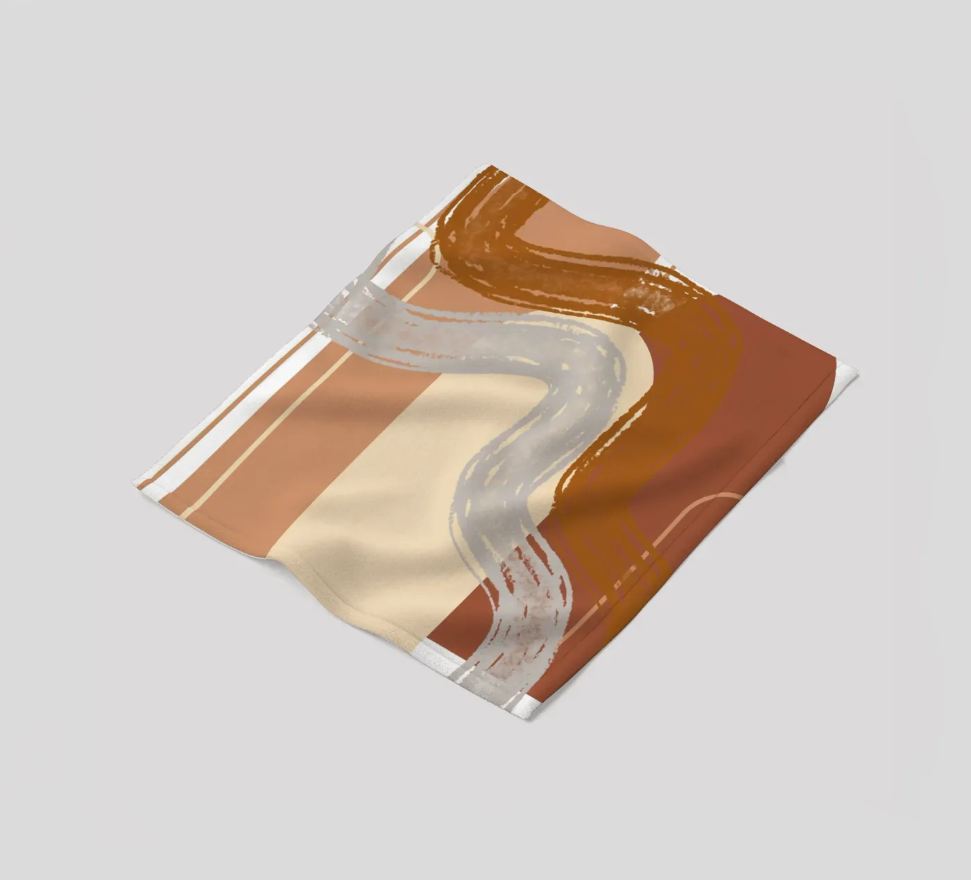 Wavy Lines Fleecedecke von LisaArtes