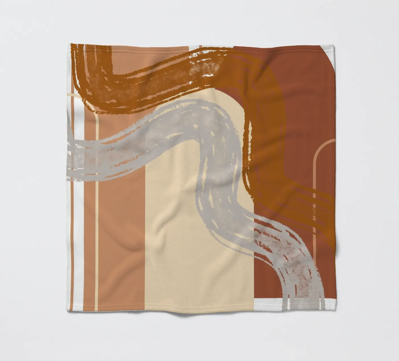Wavy Lines Fleecedecke von LisaArtes