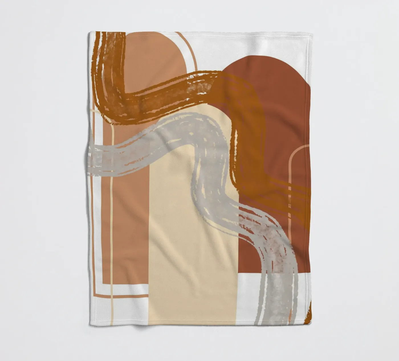 Wavy Lines Fleecedecke von LisaArtes