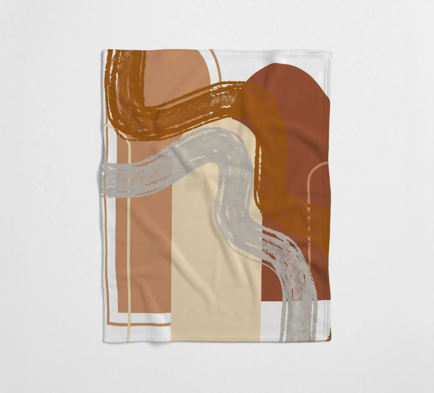 Wavy Lines Fleecedecke von LisaArtes