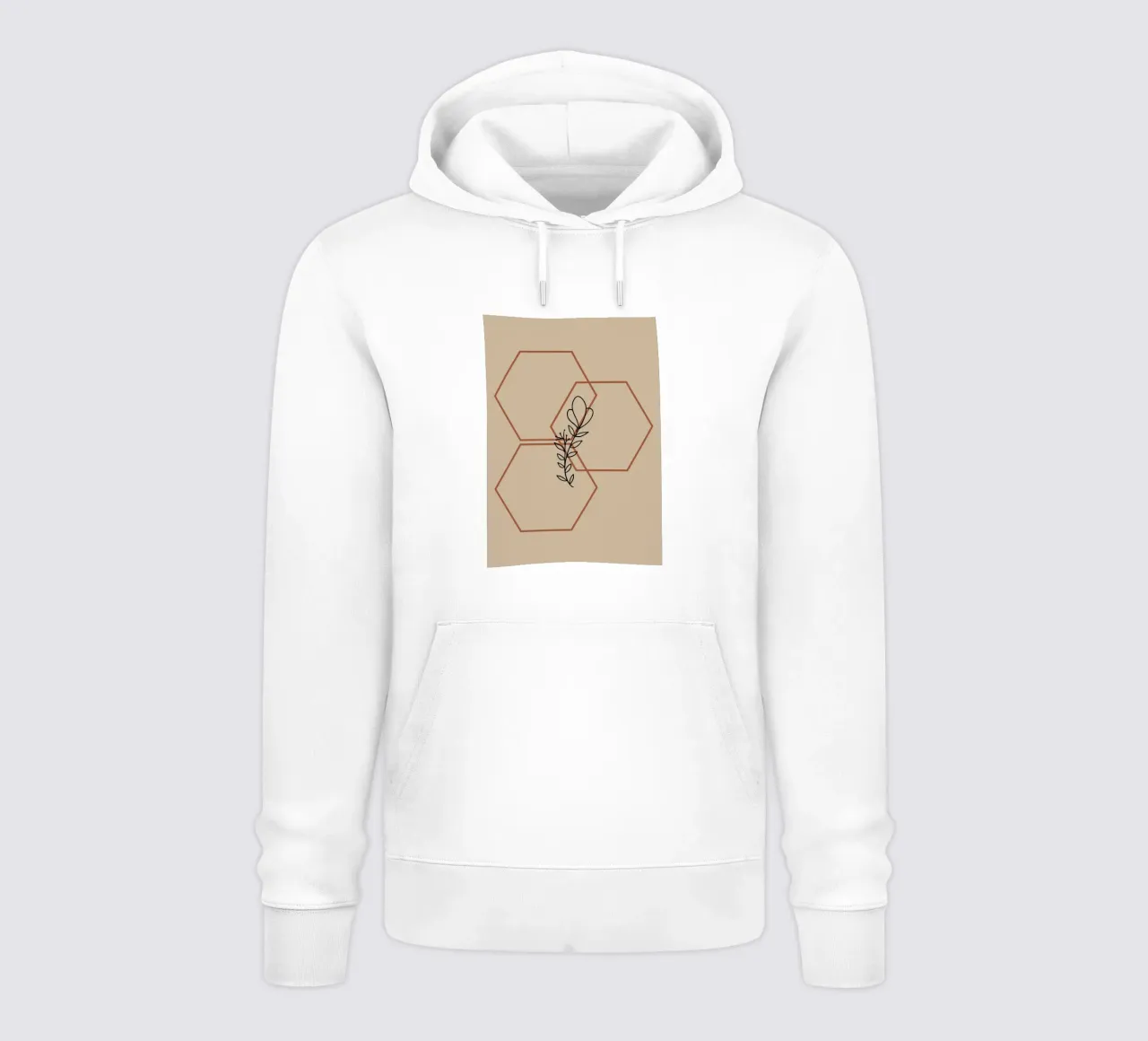 Botanical geometric felpa con cappuccio da LisaArtes