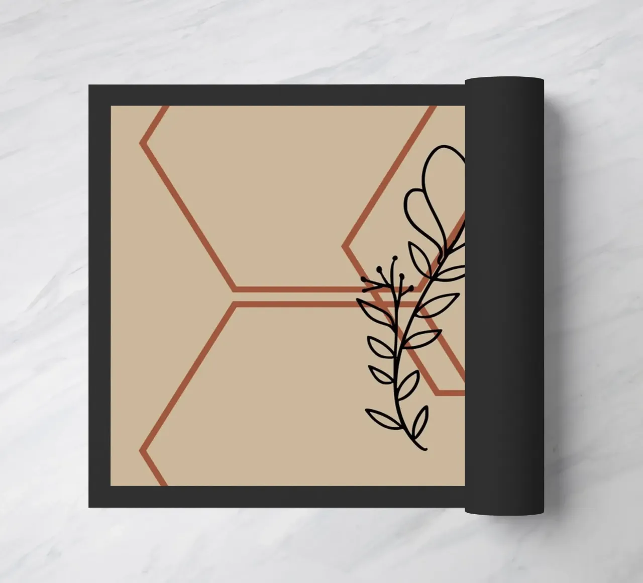 Botanical geometric zerbino da LisaArtes