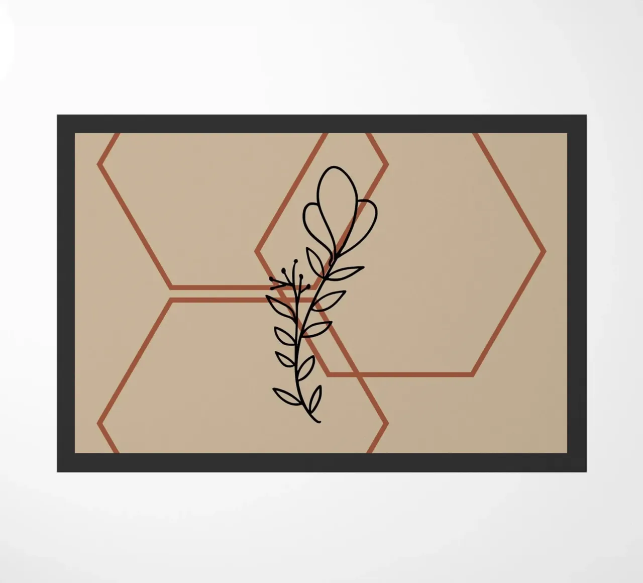 Botanical geometric zerbino da LisaArtes