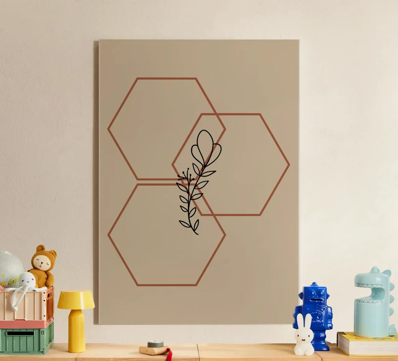 Botanical geometric plexiglass da LisaArtes