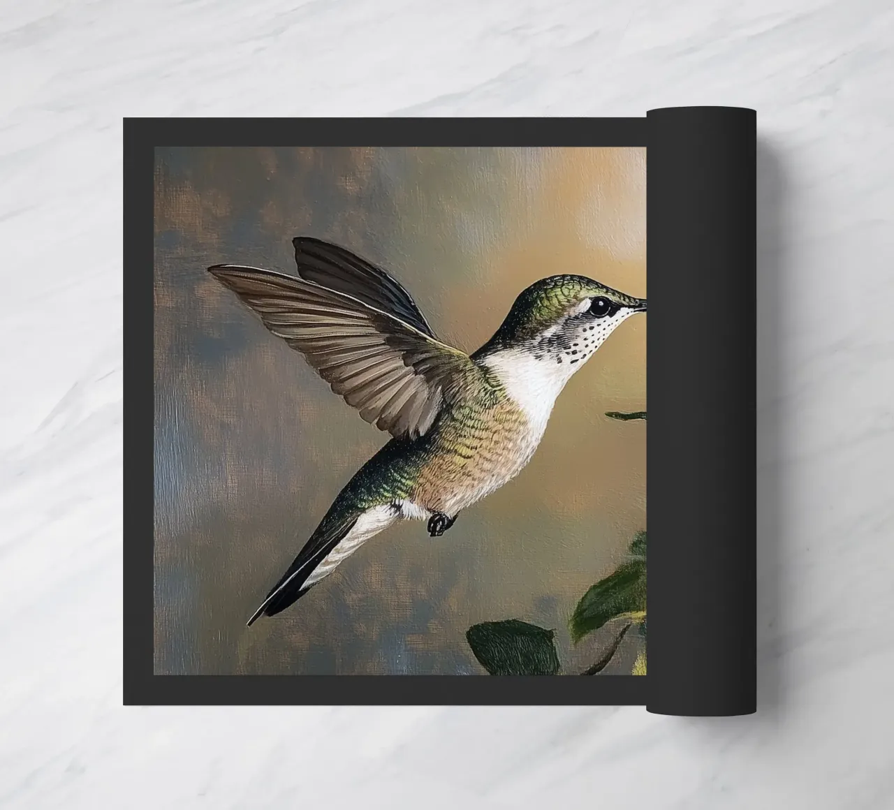 L'eleganza dei colibrì zerbino da Carinaprint