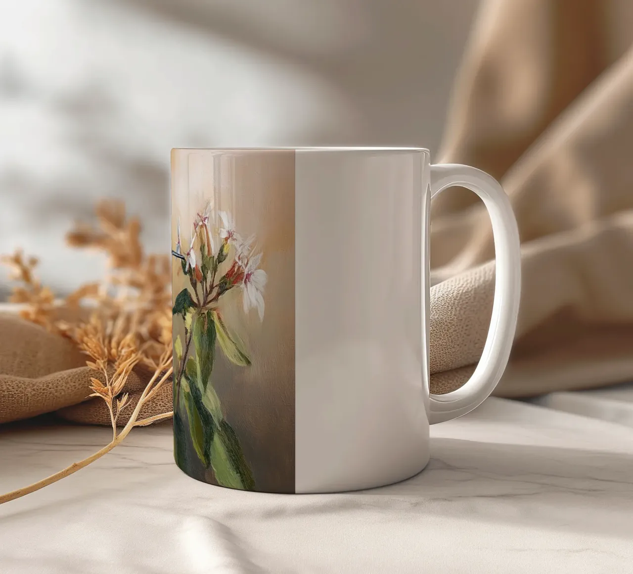 L'eleganza dei colibrì tazza in ceramica da Carinaprint