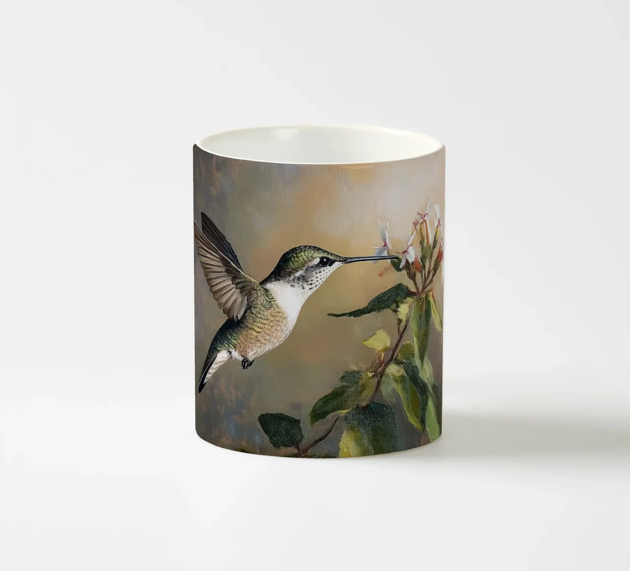 L'eleganza dei colibrì tazza in ceramica da Carinaprint
