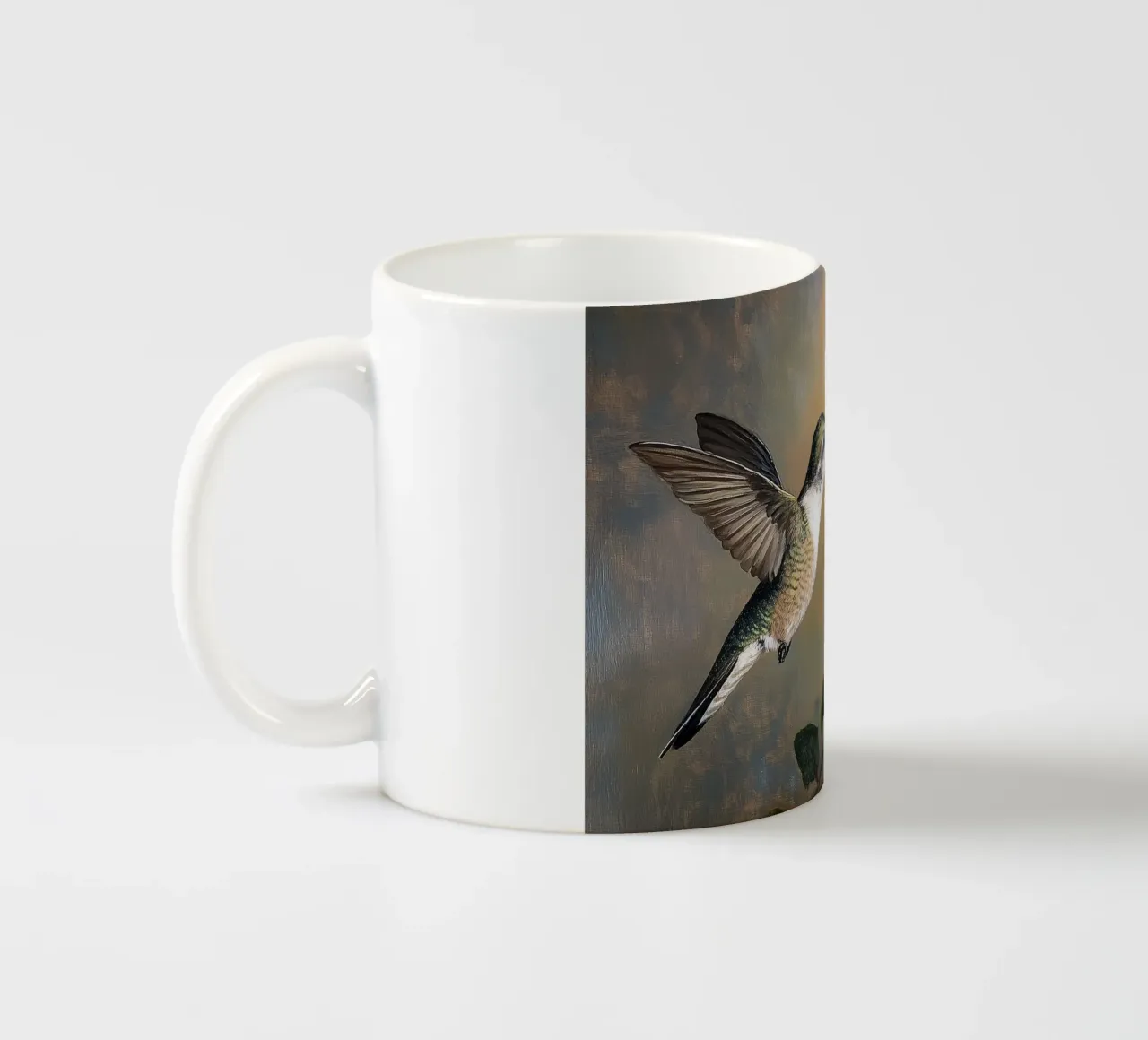 L'eleganza dei colibrì tazza in ceramica da Carinaprint