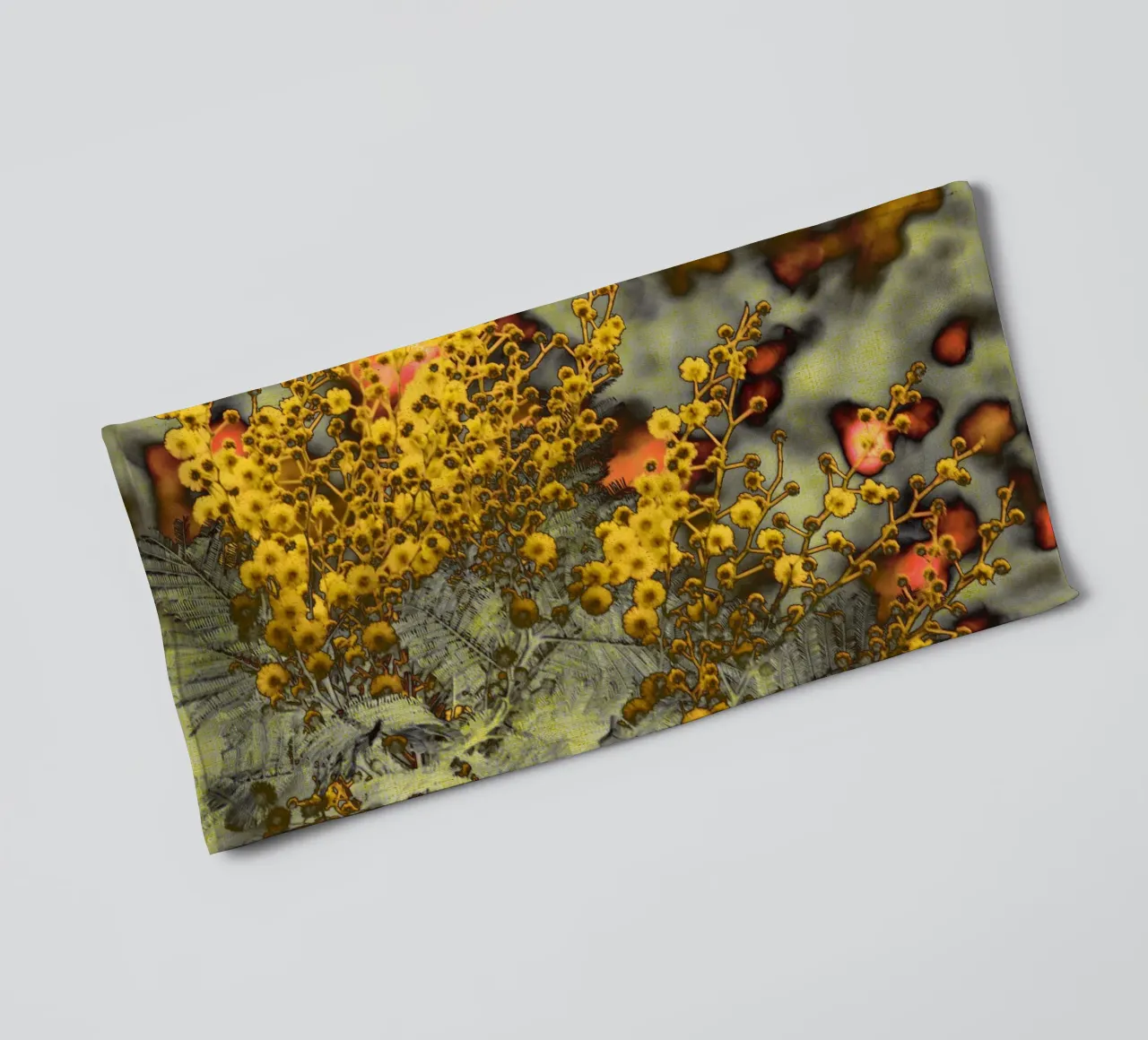 Mimosa astratta asciugamano da bagno da Teresa André