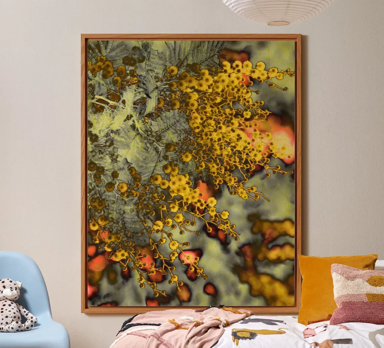 Abstract Mimosa forex plate by Teresa André